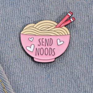 Funny “Send Noods”‎ Pin